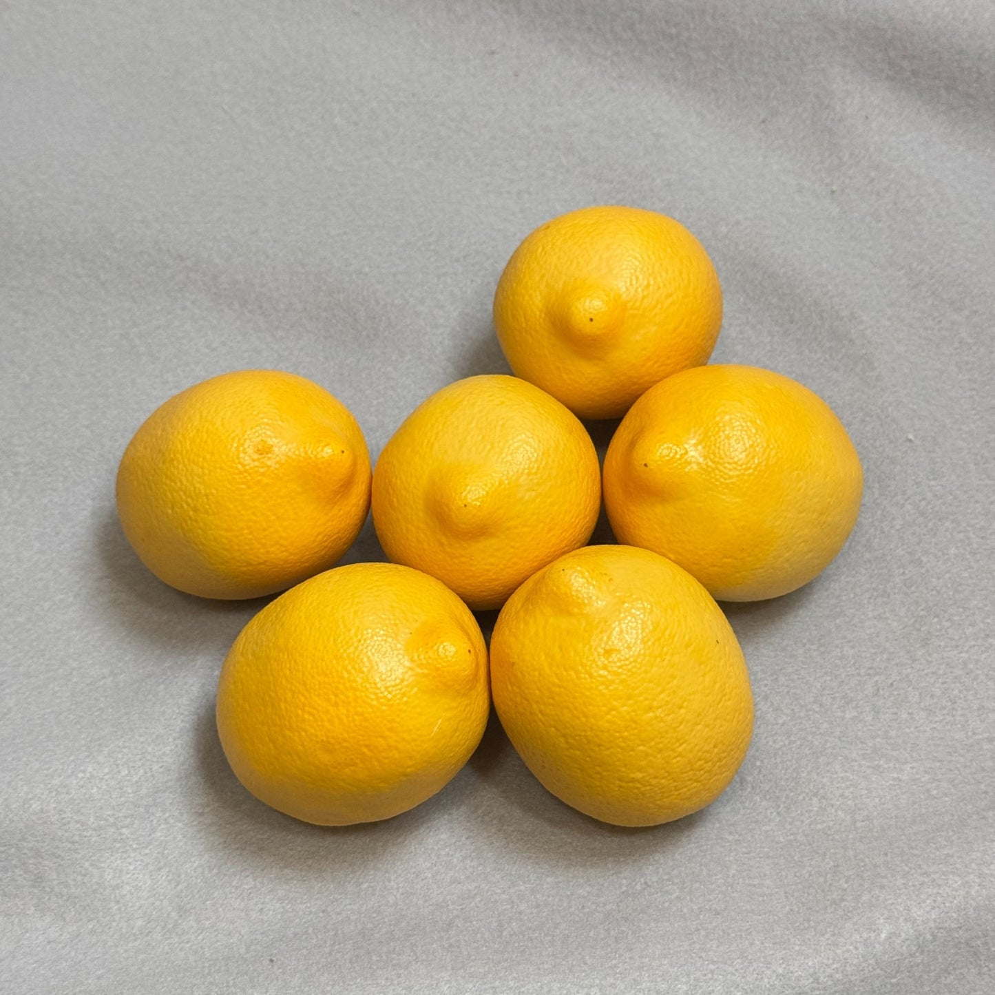 Long-Lasting  Decorative 6 Realistic Artificial Lemons