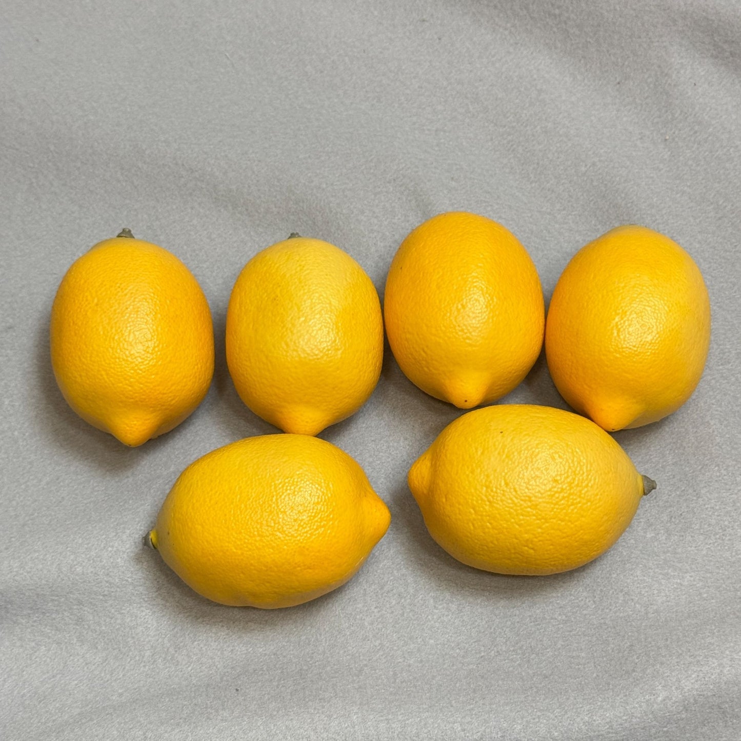 Long-Lasting  Decorative 6 Realistic Artificial Lemons