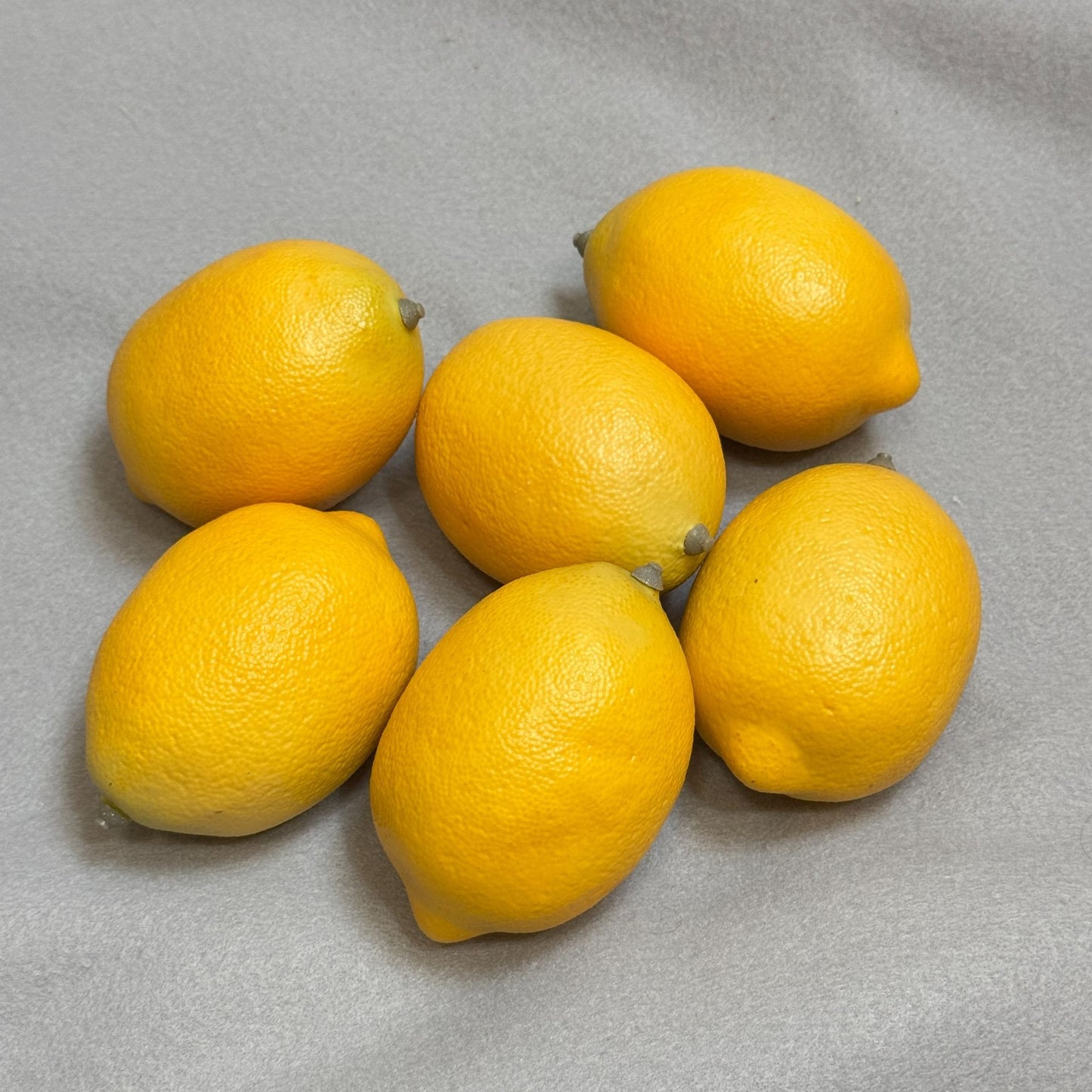 Long-Lasting  Decorative 6 Realistic Artificial Lemons