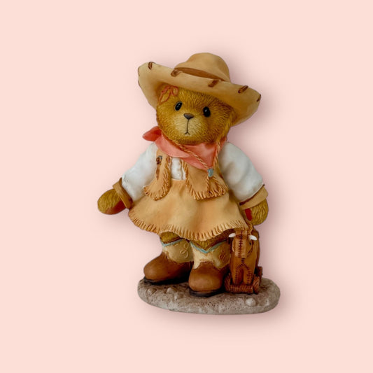 1998 Sierra You're My Partner Cowgirl Cherished Teddies Collection 466271