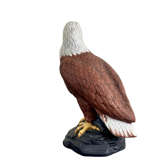 Vintage 1982 Avon Porcelain  America Eagle Pride of America Figurine 8" Tall